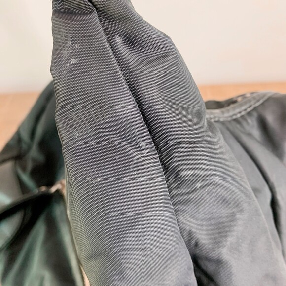 Kate Spade y2k vintage nylon leather trim hobo bag black - Picture 11 of 12